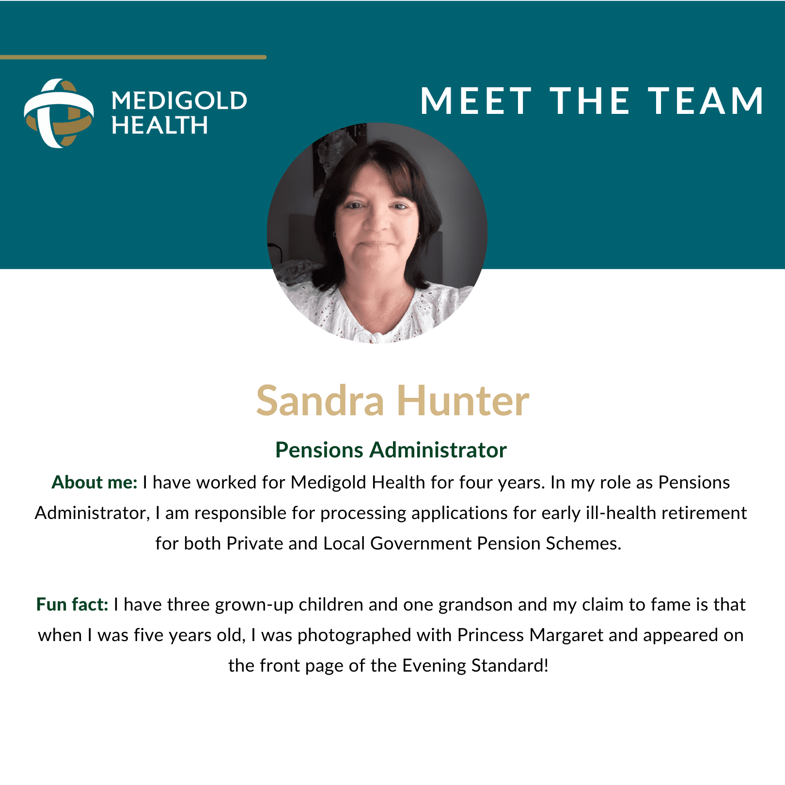 Pensions Services Admin - Sandra