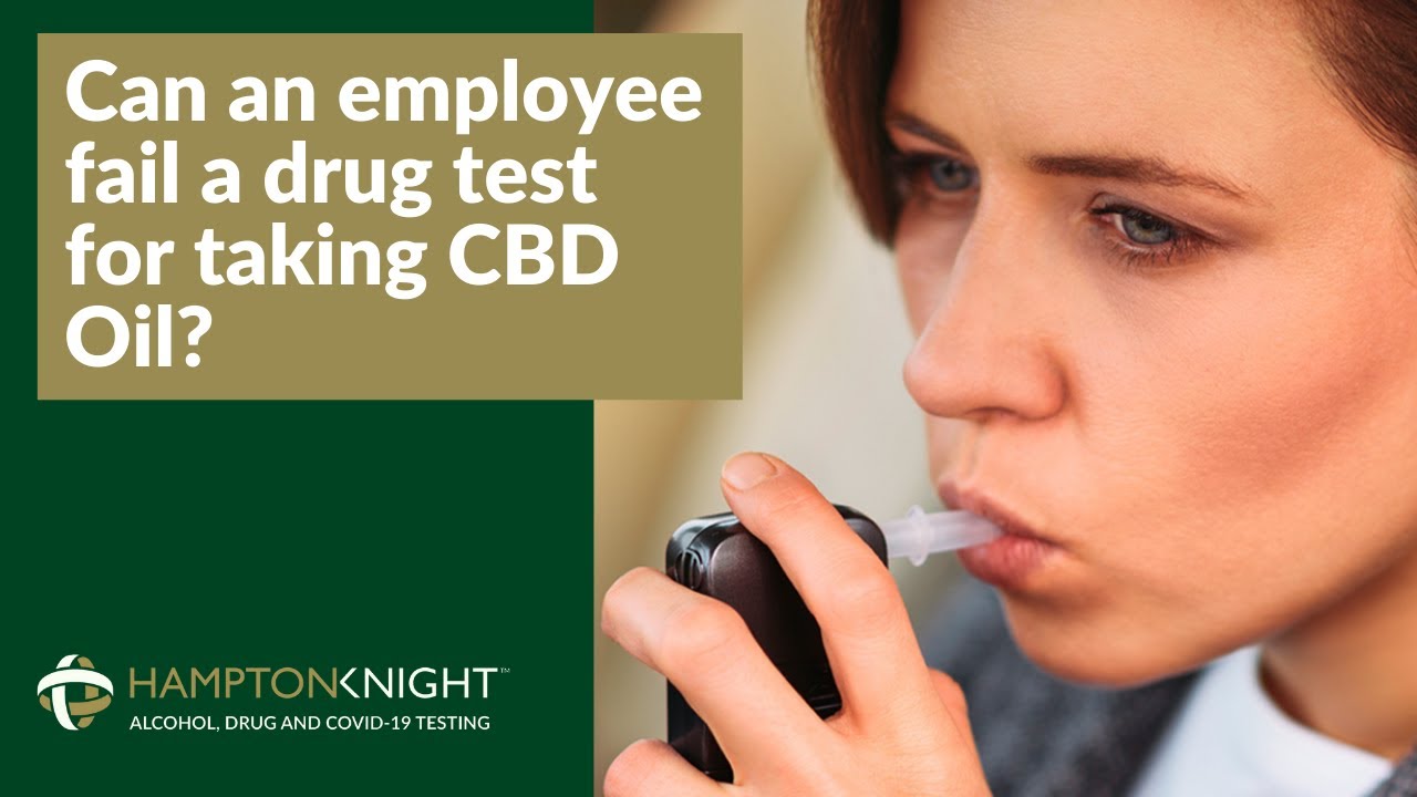 Can an employee fail a drug test for taking CBD Oil?