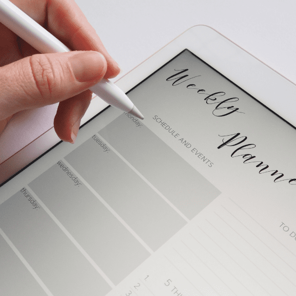 Weekly planner image